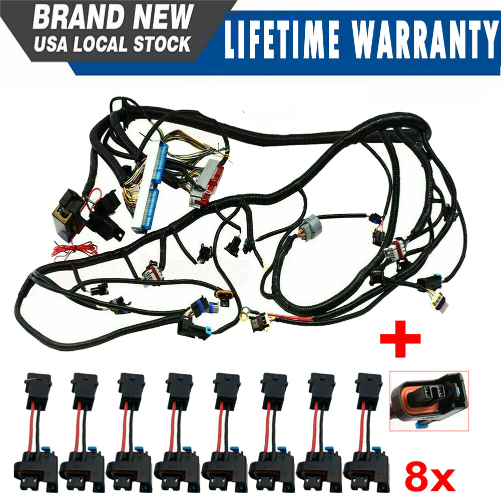 LS1 4L60E Stand Alone Harness For LS SWAP 4.8 5.3 6.0 97-06 Drive by Cable DBC