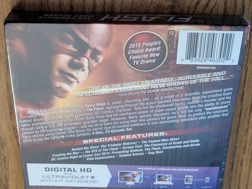 DC The Flash: The Complete First Season New Sealed Blu-ray Boxed Set UV/HD Digit - Picture 10 of 10