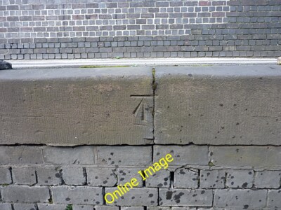Photo 6x4 OS benchmark - Walsall, Bridgeman Street A well-formed OS cutma c2014