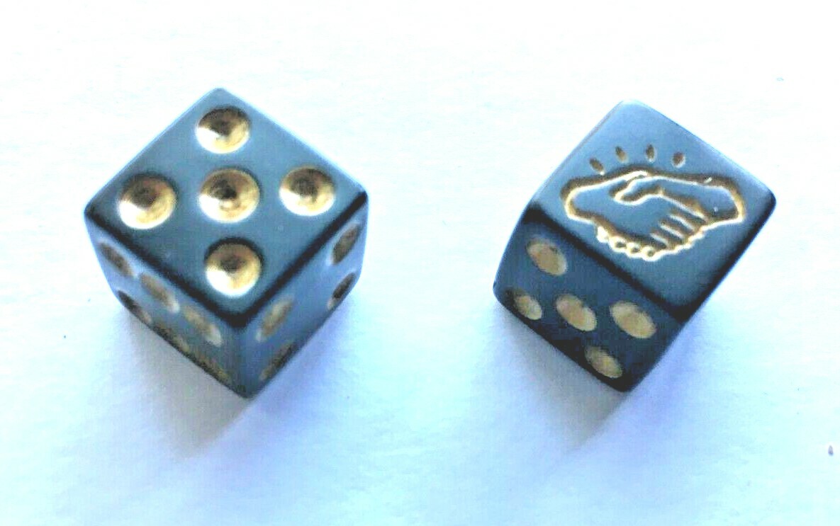 Monopoly Empire Edition Game 2 Black Gold Dice Sneaky