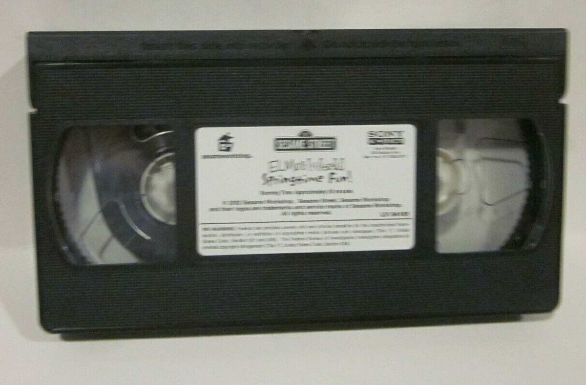 Elmos World - Springtime Fun VHS TAPE MOVIE VIDEO 2002 Sony