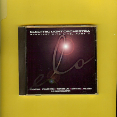 ELO - Greatest Hits Live, Part Ii: The Encore Collection - CD - NEW - SEALED