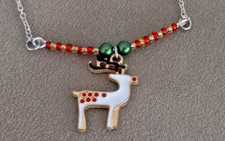Christmas Chain Reindeer Necklace