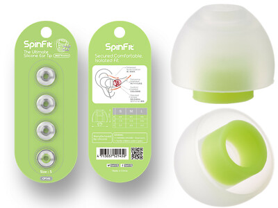 SpinFit CP145 S - Patented Ear Tips - two pairs (4 pcs) in a blister