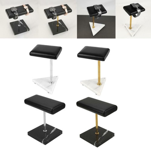 Handcrafted PU & Marble Base Watch Holder Display Stand Fit all Brands Watches