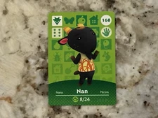 NAN #168  !SUPER SPECIAL!  Animal Crossing Amiibo Authentic Nintendo Mint Card