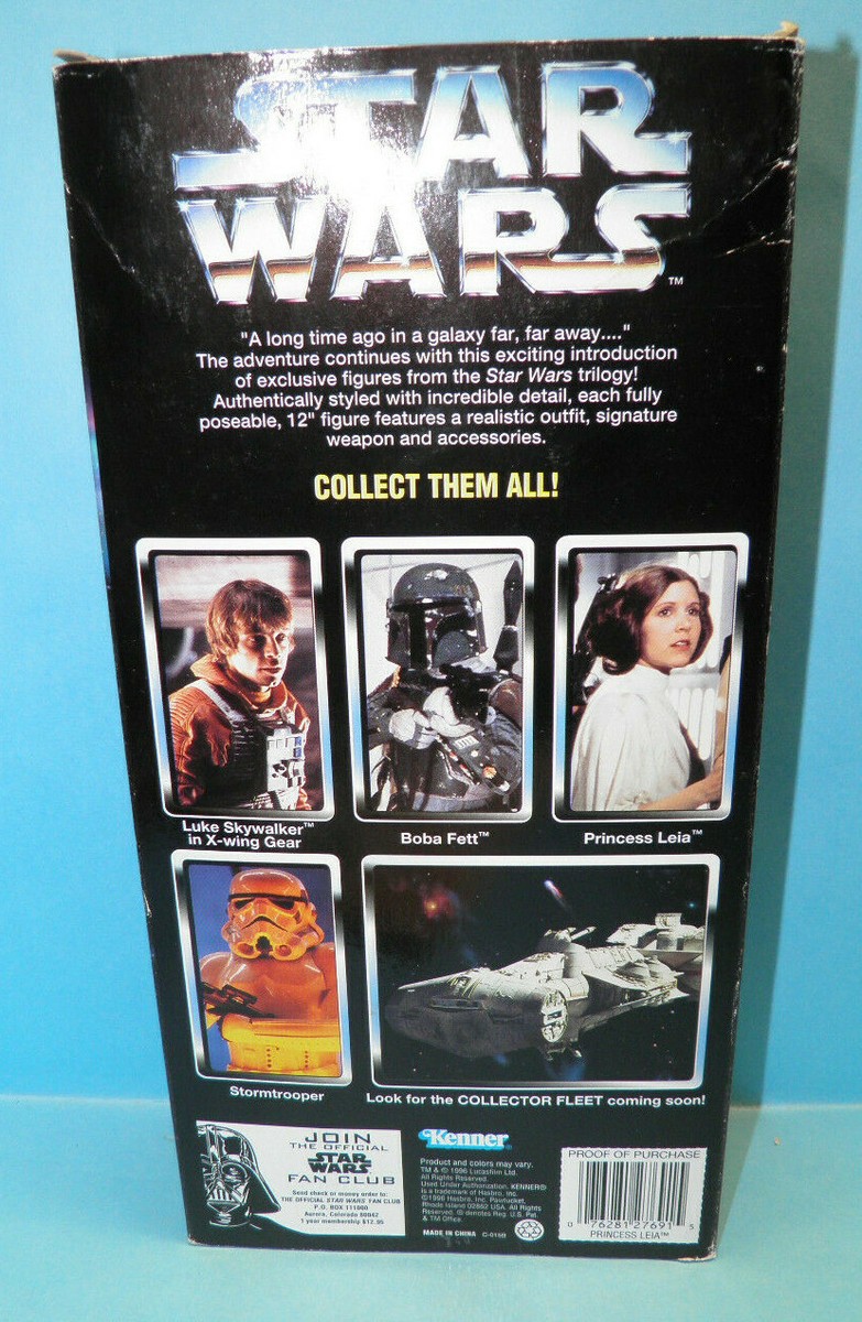 Figurine Star Wars 1996 Princesse Leia 12" Kenner – MINT In Box