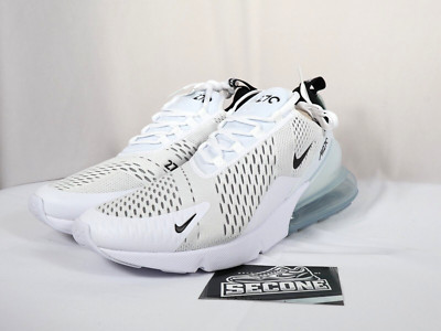 Nike Air Max 270 White Black Running Sneakers AH8050-100 Men's New with box