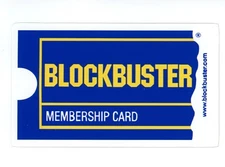 Blockbuster Membership Card Sticker (Reproduction)