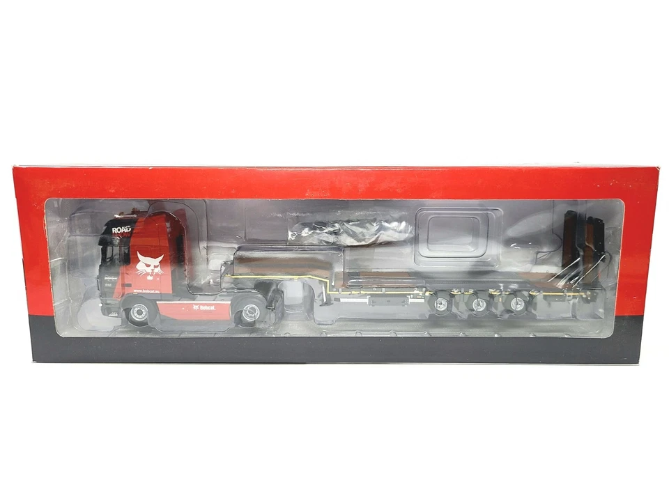 Camión DAF XF 4x2 con remolque - Bobcat Road Show - WSI escala 1:50 #02-1406 nuevo Foto 3 de 3