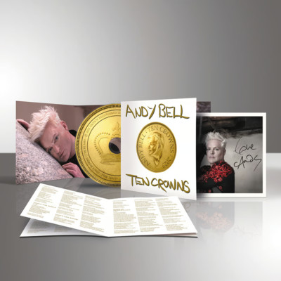 Andy Bell Erasure Ten Crowns CD & signierte Kunstkarte Vorverkauf Debbie Harry