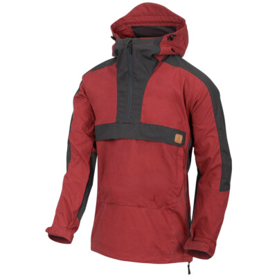 Helikon-Tex Woodsman Anorak Jacket Mens Breathable Travel Crimson Sky Ash Gray