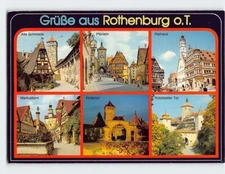 Postcard Scenes & Views Rothenburg ob der Tauber Bavaria Germany