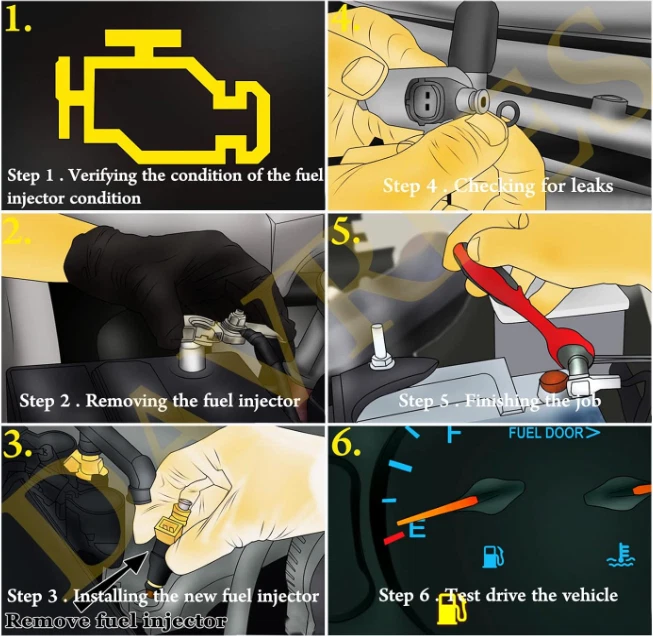 Inyector de combustible para Land Rover LR4 Range Rover Sport Jaguar XF 3,0 L 5,0 L V6 V8 Foto 2 de 4