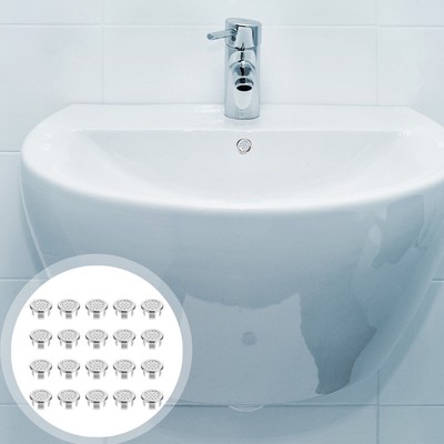  20 Pcs Überlauflochabdeckung Waschbecken Überlaufen Spüle Abflussabdeckung