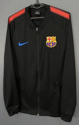 ウェア nike soccer FC Barcelona track jacket jL Nike FC Barcelona Jacket Yellow Black Mens Full Zip Soccer