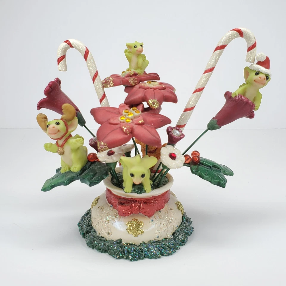 Figura de Navidad caprichosa World Of Pocket Dragons Yule Love Real Musgrave Foto 3 de 4