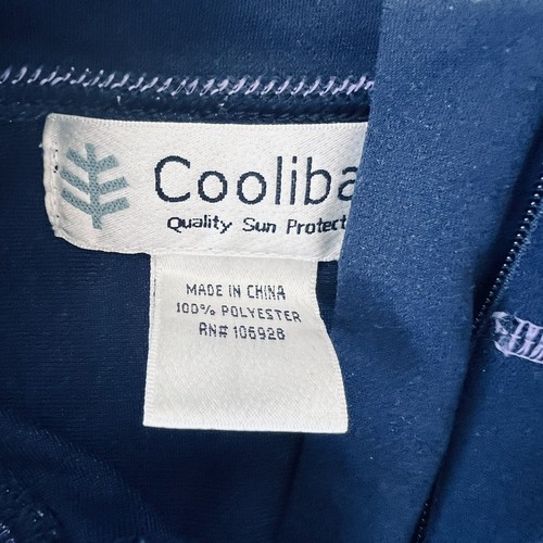 COOLIBAR 1/4 Zip Rash Guard Swim Sun Shirt Trikot Gr. S Navy Blau UPF+ 50 - Bild 4 von 9