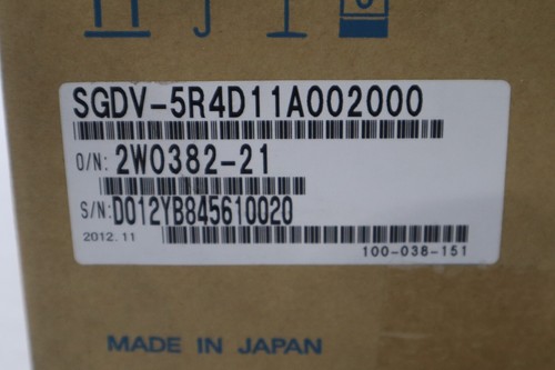YASKAWA ELECTRIC SGDV-5R4D11A002000 SERVO DRIVE NEW IN BOX STOCK H44 - Picture 2 of 4