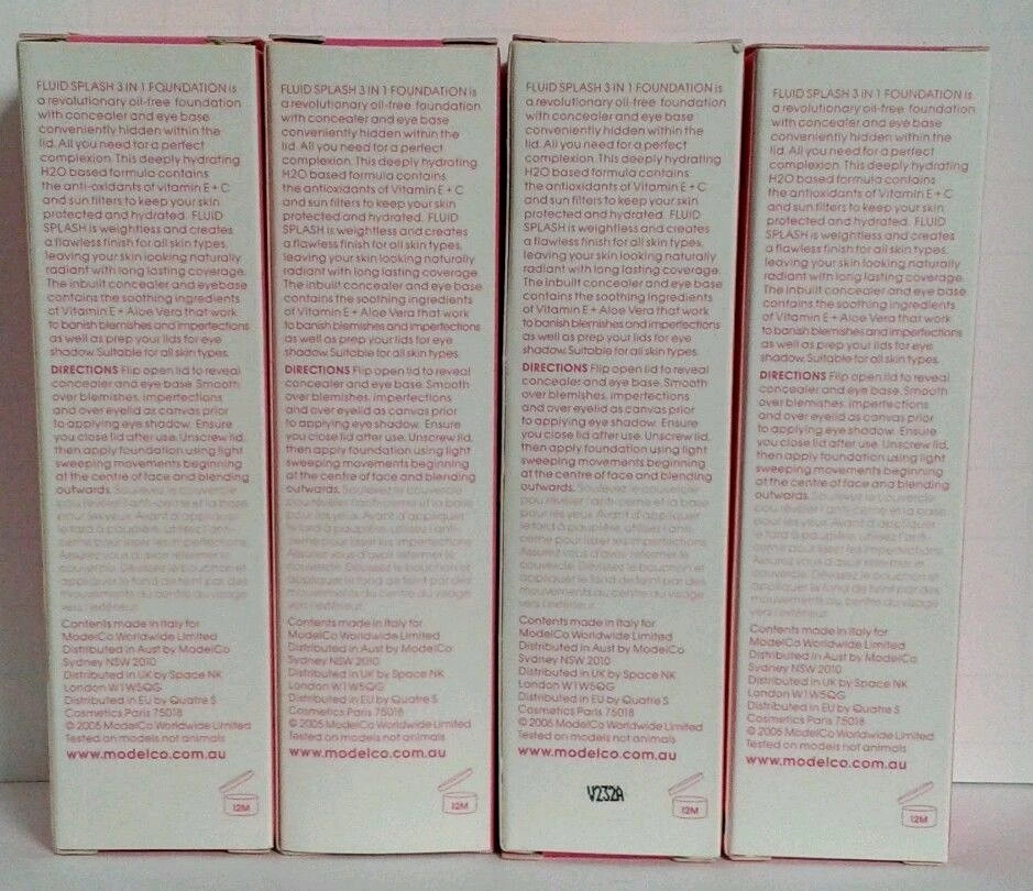 Model Co Fluidsplash 3 in 1 Foundation Concealer 1.2oz Box PICK YOUR COLOR - Image 3 of 3