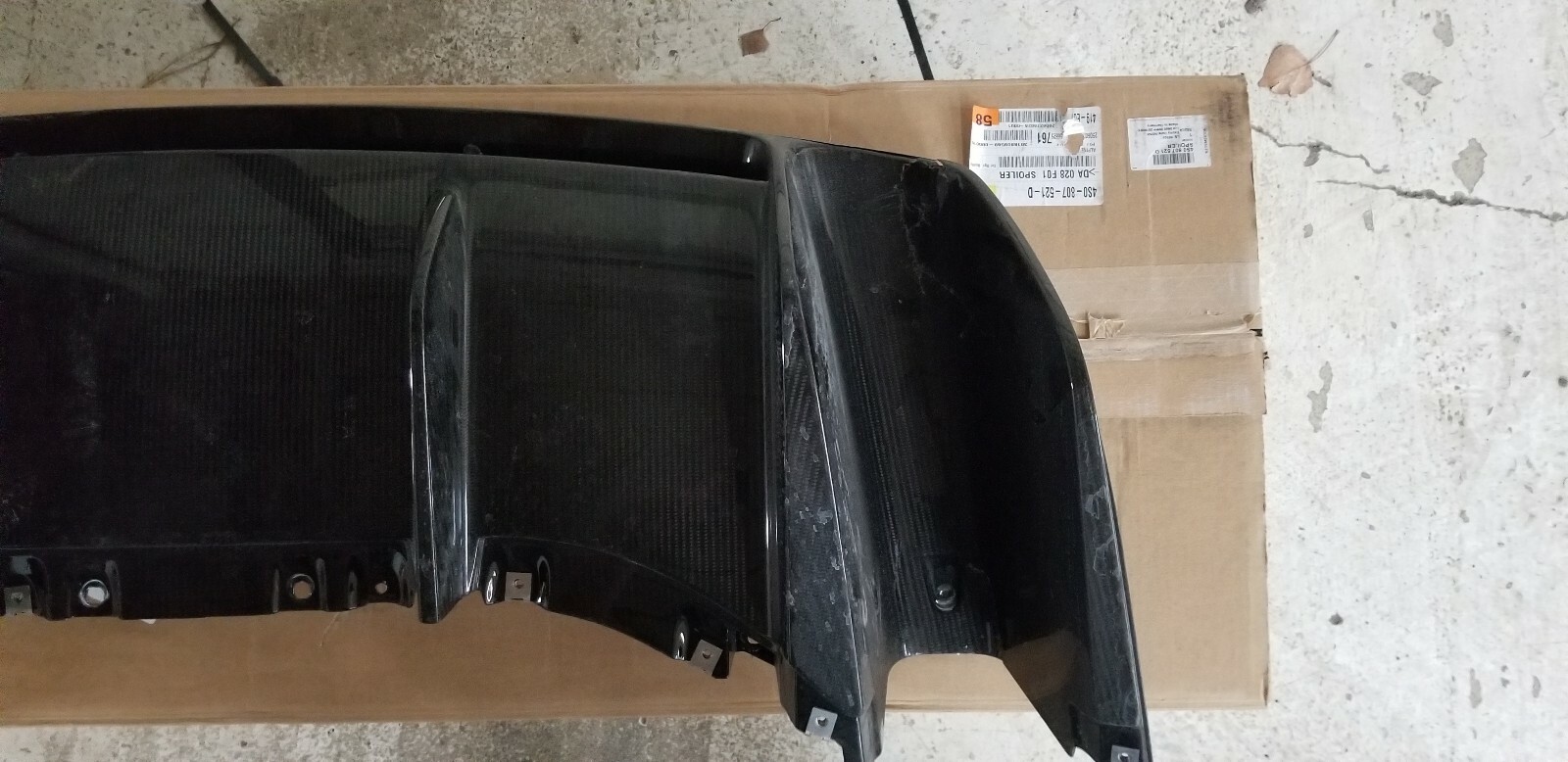 Genuine Audi R8 V10+ Gen 2 4S Carbon Fibre Rear Diffuser 2015 