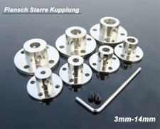 Flange Rigid Shaft Clutch 3mm~14mm Motor Shaft Clutch For RC Model 3D CNC