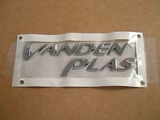 JAGUAR 07-09 Vanden Plas Trunk Lid Emblem Badge Nameplate C2C38929 GENUINE