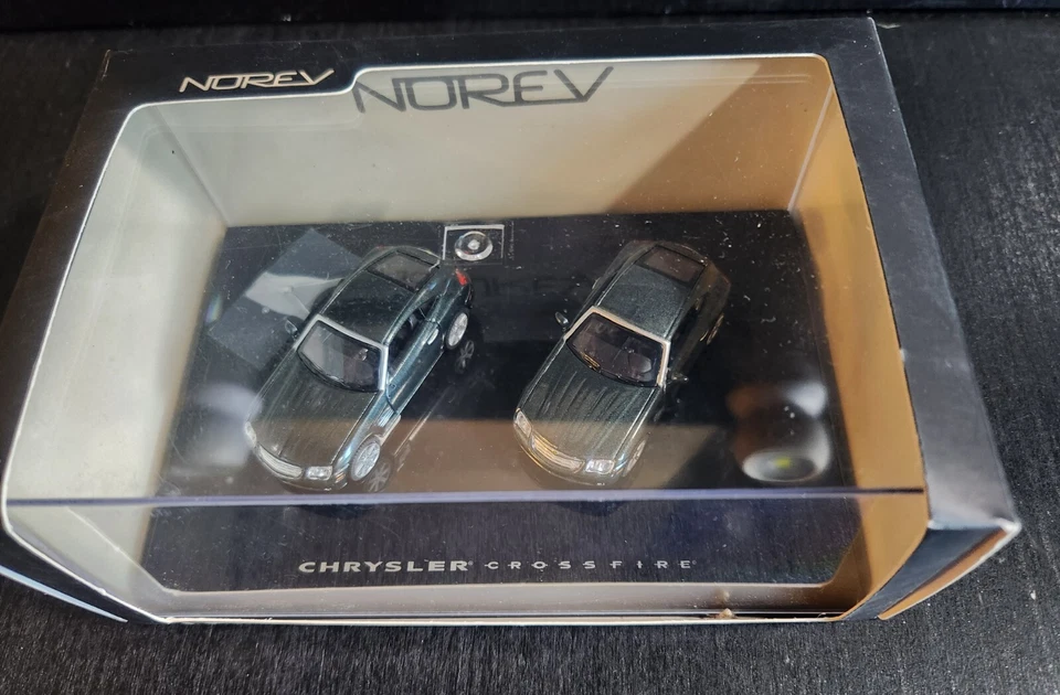 NOREV CHRYSLER CROSSFIRE CUPÉ PAR ESCALA 1/64 FUNDIDO A PRESIÓN RARO IMPORTACIÓN FRANCESA NUEVO EN CAJA Foto 2 de 4