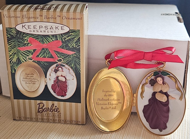 1997 Hallmark Keepsake Barbie Victorian Christmas Collection - Ornament