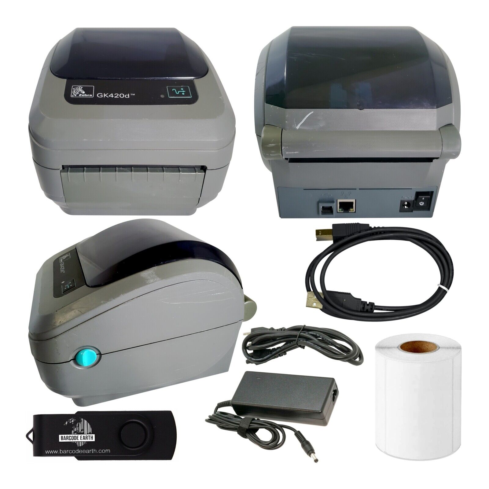 Zebra GK420D Thermal Printer USB/ETH GRADE C, Replaces ZP450 | eBay