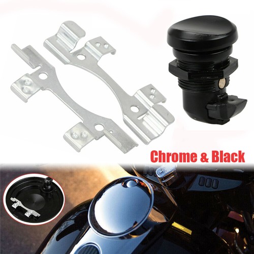Fuel Door Latch Push Button Gas Cap For 