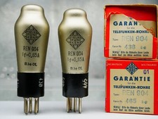 2x Telefunken REN904 A4110 AG495 A430N NIB Röhre Tube new in box 11