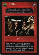 3,720 To 1 Dagobah-Limited  Decipher Star Wars CCG  NM/LP