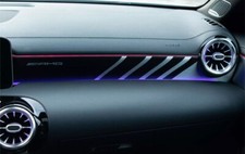 Decalcomania cruscotto Mercedes Benz AMG Classe A / CLA nero opaco vinile premium (LHD)