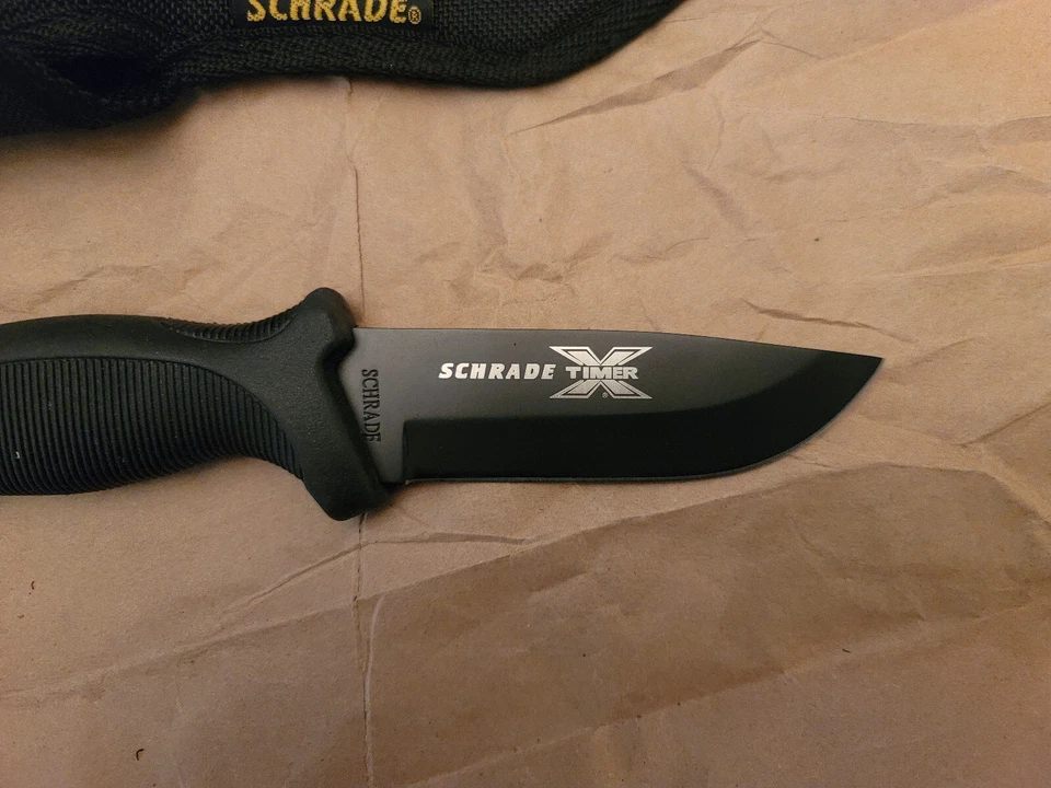 CUCHILLO CAZADOR SCHRADE XTIMER CON ESTUCHE - NUEVO, CAJA ABIERTA Foto 3 de 4