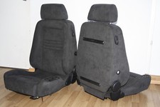 2 Recaro ergomed DS Alcantara schwarz neu bezogen