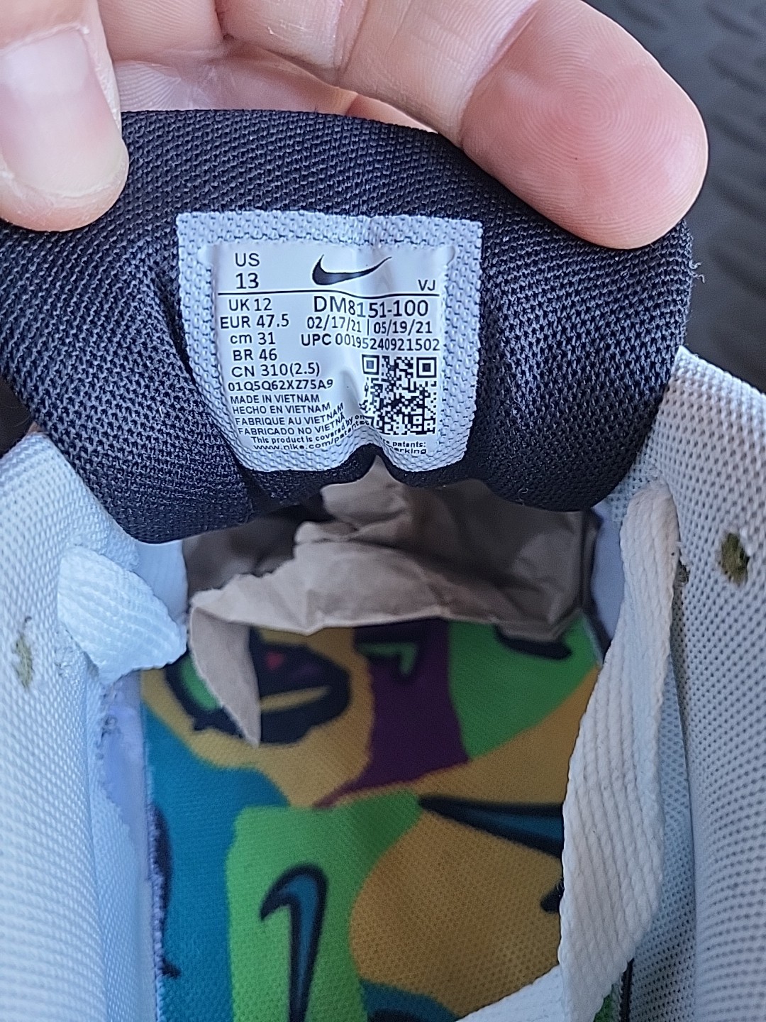 Nike Air Max 90 Peace, Love, Basketball Sneakers Size13 Preowned VG thumbnail 13