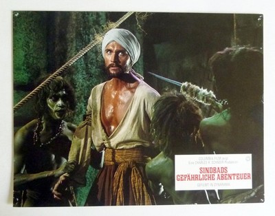 Sindbads gefährliche Abenteuer AUSHANGFOTO John Phillip LAW Caroline MUNRO ´74
