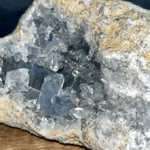 Celestite Crystal Geode Cluster 2.201kg - Picture 10 of 12