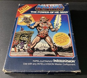 Intellivision Masters Of The Universe The Power Of He-Man Cart Box Manual Works