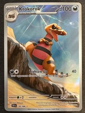 Krokorok Holo Illustration Rare SV: Black Bolt 136/086 NM on eBay