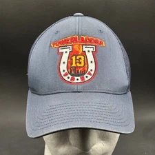 Yupoong The Classics Tower Ladder 13 FDNY Mesh Back Snapback Hat Navy Blue