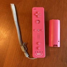 Nintendo OEM Motion Plus Wii Remote Pink Controller RVL-036 Official