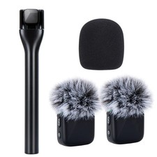 SUNMON Handheld Wireless Mic 2 PCS, For DJI mini Holder Set