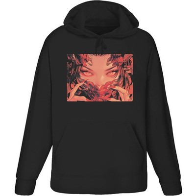 Hoodie / Kapuzenpullover ''Geisha Oni Anime Manga Girl Japanese'' für Erwachsene (HO049148)