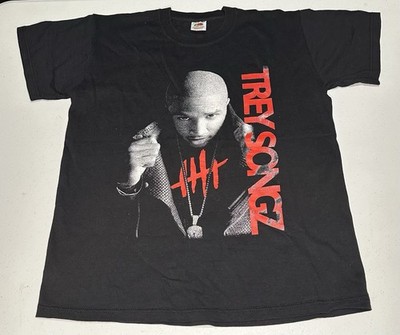 Vtg Y2K Trey Songz Chapter V Concert T-Shirt Adult M Rap Tee Black Tour R&B