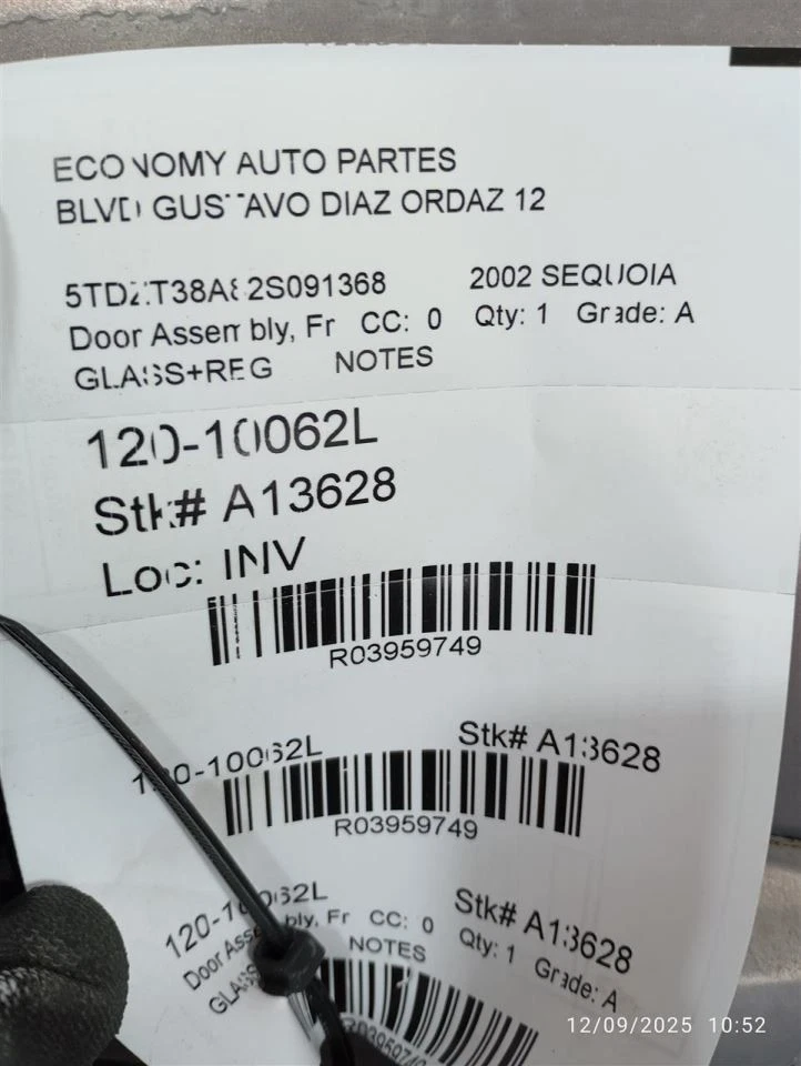 Driver Left Front Door Electric Windows Fits 01-07 SEQUOIA 3959749 Foto 3 de 3