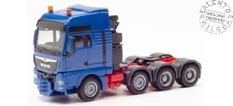 Herpa 304375-004 trattore stradale MAN TGX XXL 640 di colore blu - 1:87 H0 | Zustand: Nuovo