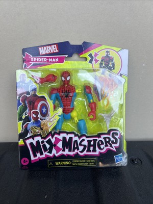 Hasbro Marvel MIX MASHERS Deluxe Action Figure 5'' Spider-Man (box a bit damaged)