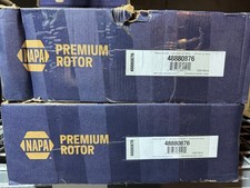 2x NAPA 48880876 Premium Rear Brake Rotor Smo...